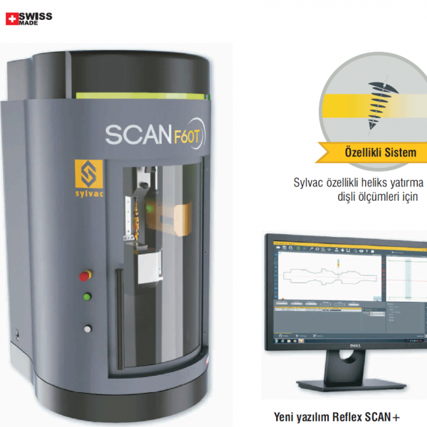 Sylvac Scan F60 & F60T Optik Ölçüm